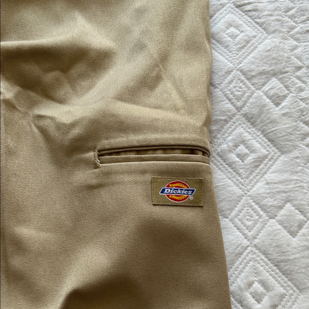 Dickies Men's Loose Fit Double Knee Tan Utility Workwear Pants..36 X 34 - Picture 11 of 11